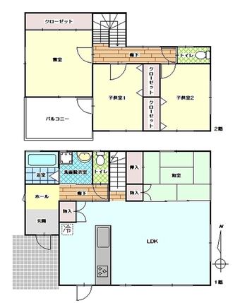 4LDK house in Hiji, Hayami District