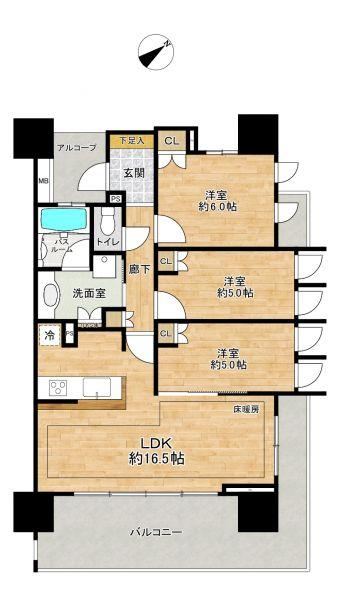 3LDK apartment in Ichikawa, Chiba - Photo 1
