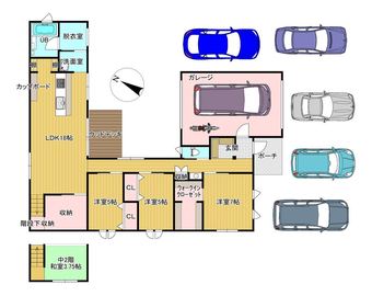 3LDK+S house in Bando