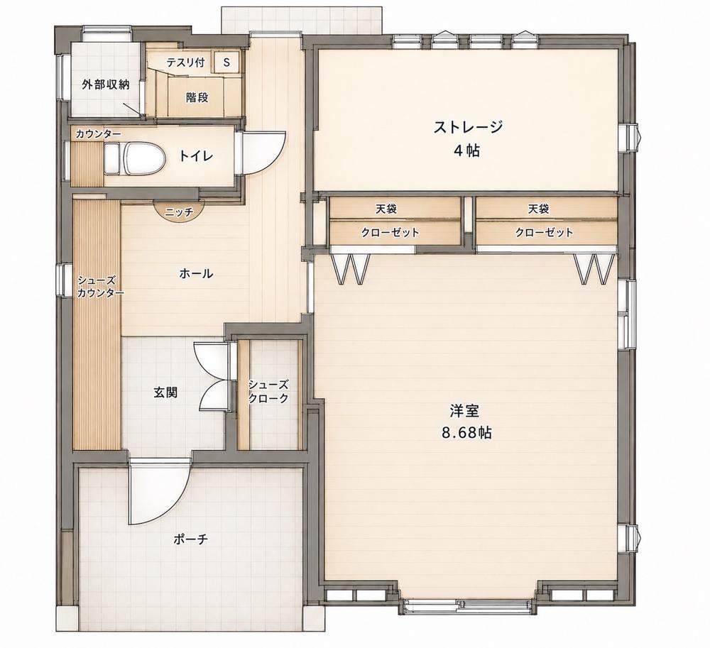 4LDK+S house in Minami Ward, Hiroshima - Photo 1