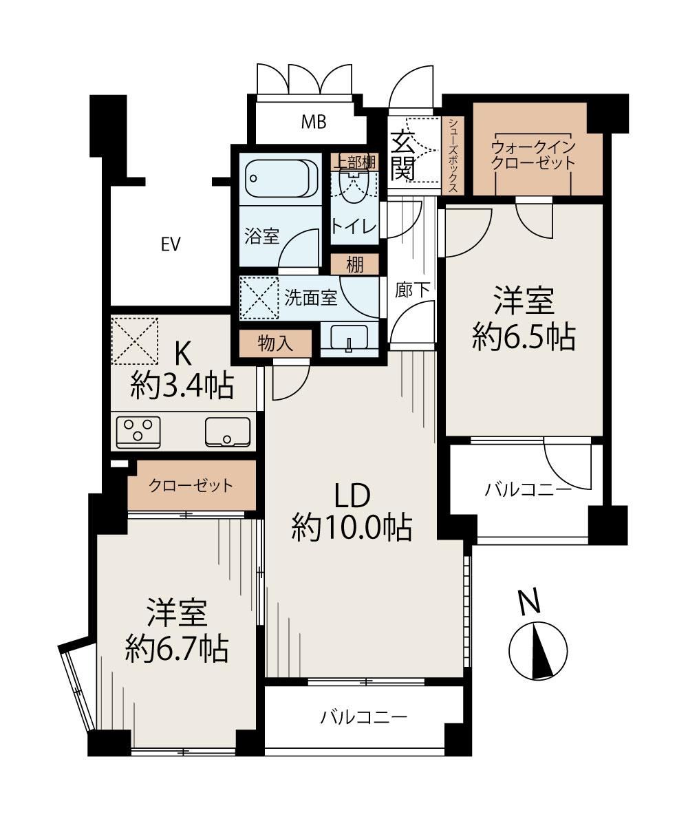 2LDK apartment in Bunkyo Ward, Tokyo - Photo 1