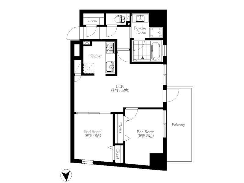 2LDK apartment in Chuo Ward, Sagamihara, Kanagawa - Photo 1