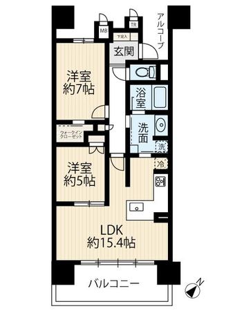 2LDK apartment in Chiryu