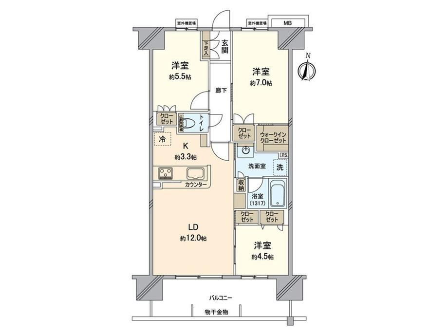 3LDK apartment in Konohana Ward, Osaka - Photo 1