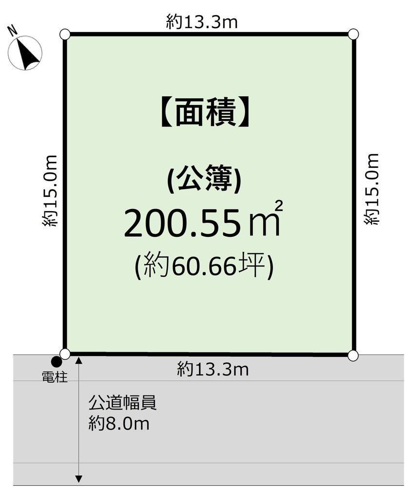 201 m² land in Kita Ward, Sapporo, Hokkaido - Photo 1