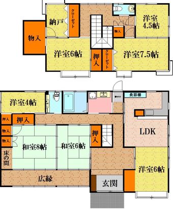 7LDK+S house in Hamada