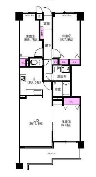 3LDK apartment in Takarazuka, Hyogo - Photo 1
