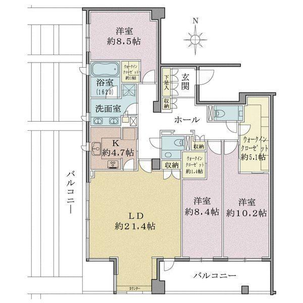 3LDK apartment in Meguro Ward, Tokyo - Photo 1