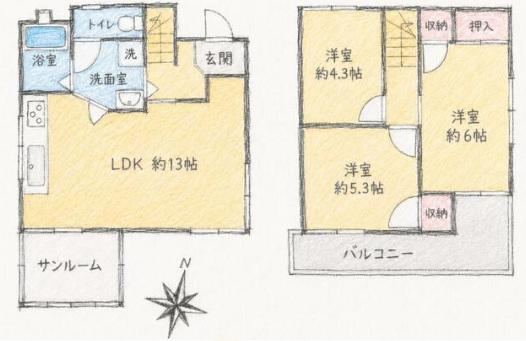3LDK house in Mobara, Chiba - Photo 1