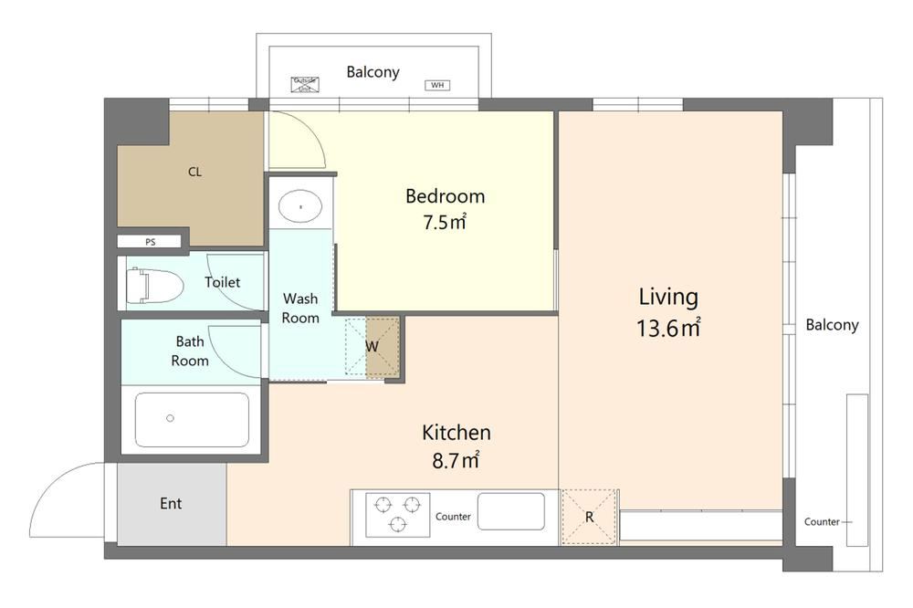 1LDK apartment in Shibuya Ward, Tokyo - Photo 1