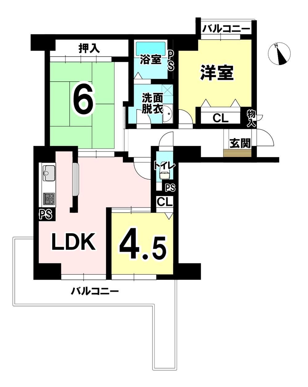 3LDK apartment in Inazawa, Aichi - Photo 1