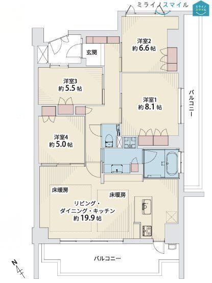 4LDK apartment in Showa Ward, Nagoya, Aichi - Photo 1