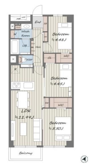 3LDK apartment in Setagaya Ward, Tokyo - Photo 1