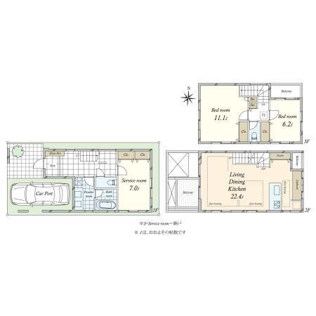 3LDK house in Setagaya Ward, Tokyo - Photo 1