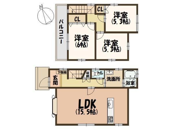 3LDK house in Kashiba, Nara - Photo 1