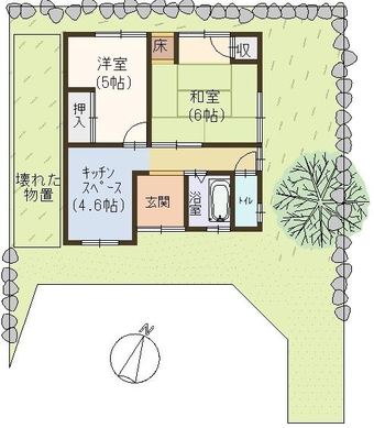 2DK house in Sumoto