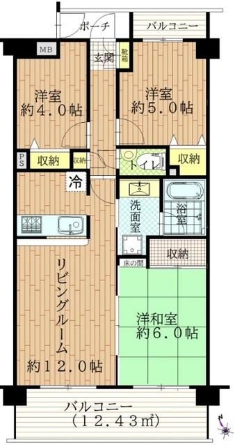 3LDK apartment in Kita Ward, Saitama - Photo 1