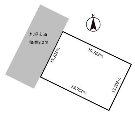 261 m² land in Teine Ward, Sapporo, Hokkaido - Photo 1