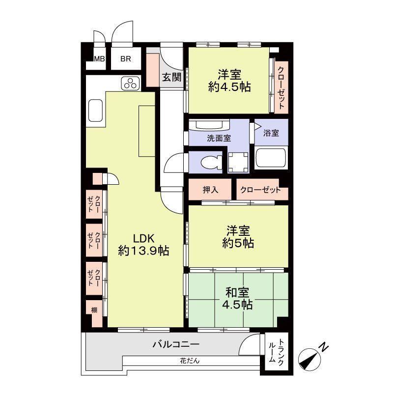3LDK apartment in Toyonaka, Osaka - Photo 1