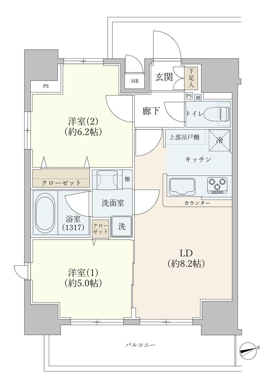 2LDK apartment in Itabashi Ward, Tokyo - Photo 1
