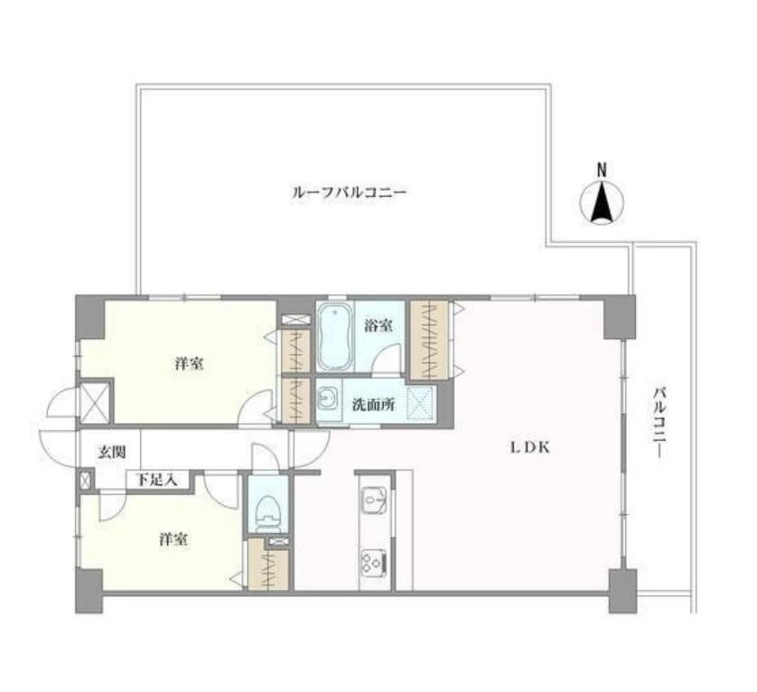 2LDK apartment in Edogawa Ward, Tokyo - Photo 1
