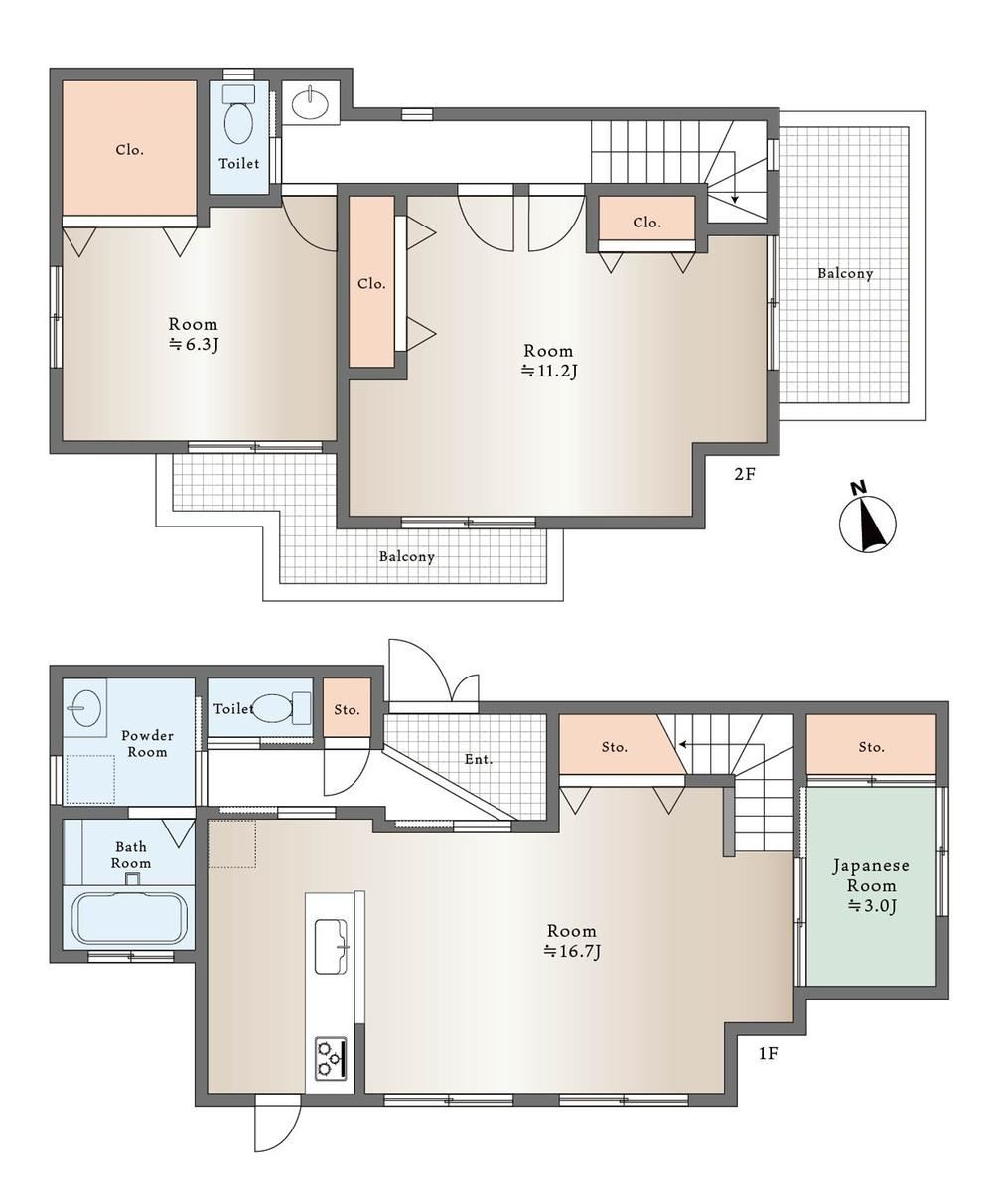 3LDK house in Ichikawa, Chiba - Photo 1