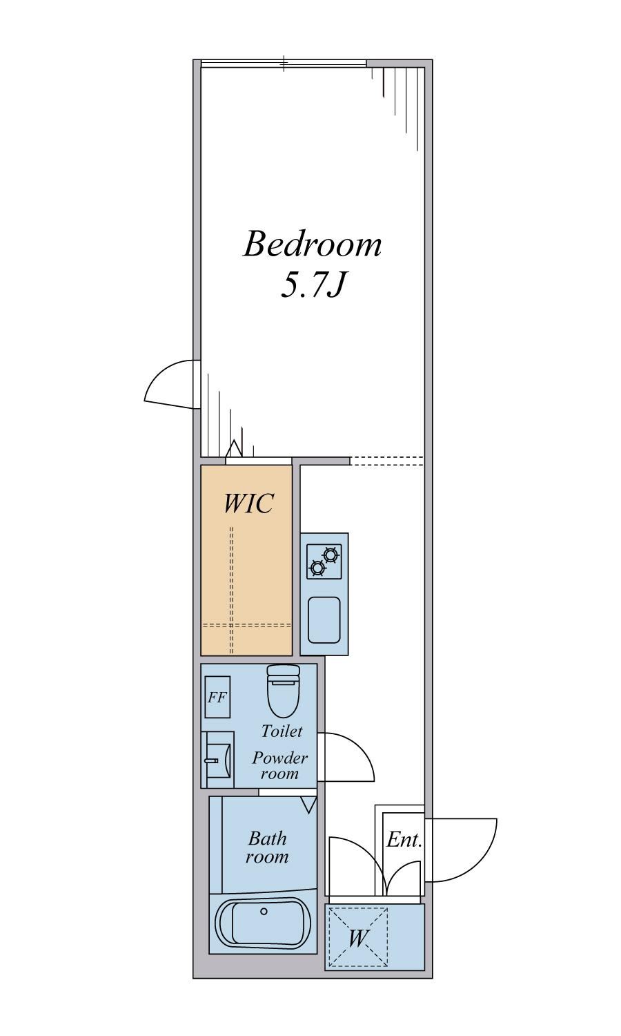 studio apartment in Itabashi Ward, Tokyo - Photo 1