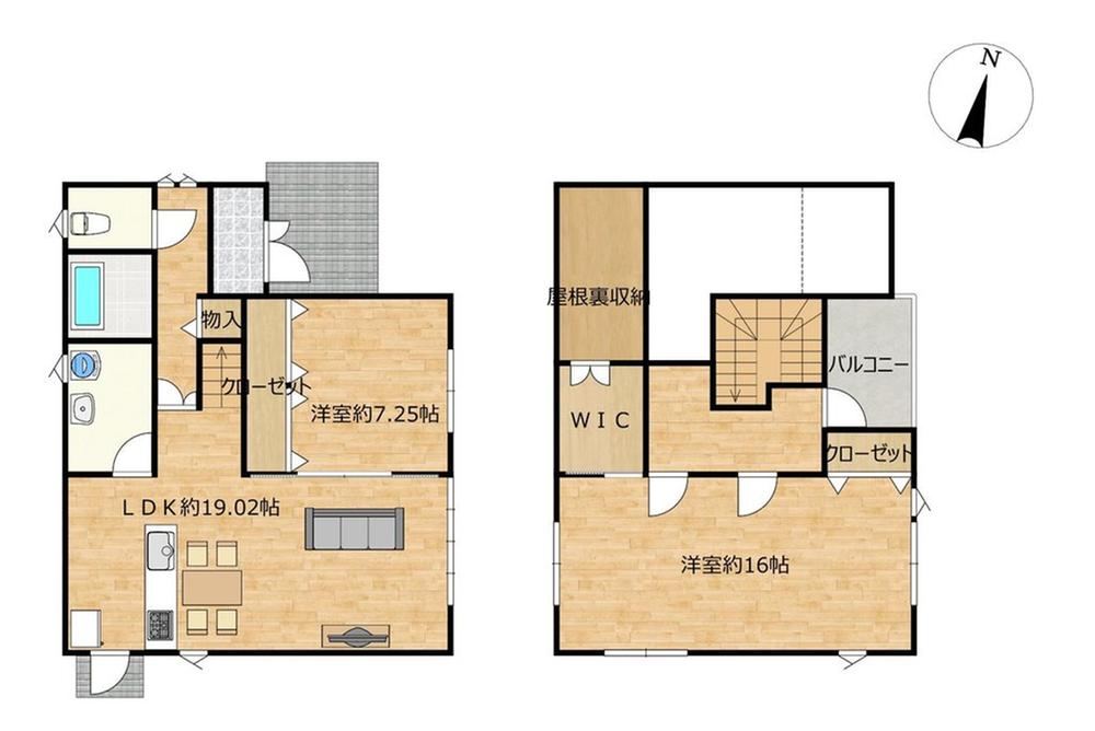 2LDK house in Akita, Akita - Photo 1