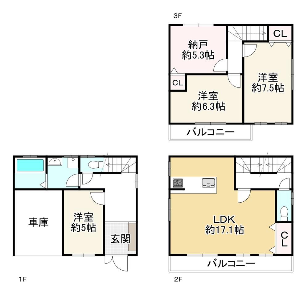 3LDK+S house in Higashiyodogawa Ward, Osaka - Photo 1