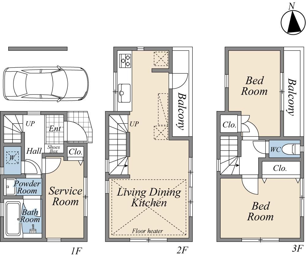 3LDK house in Koto Ward, Tokyo - Photo 1