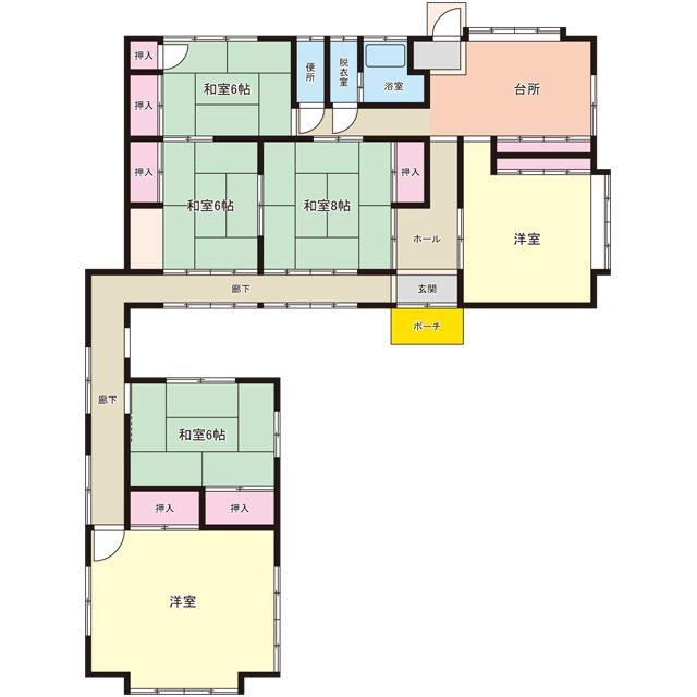 6K house in Isesaki, Gunma - Photo 1