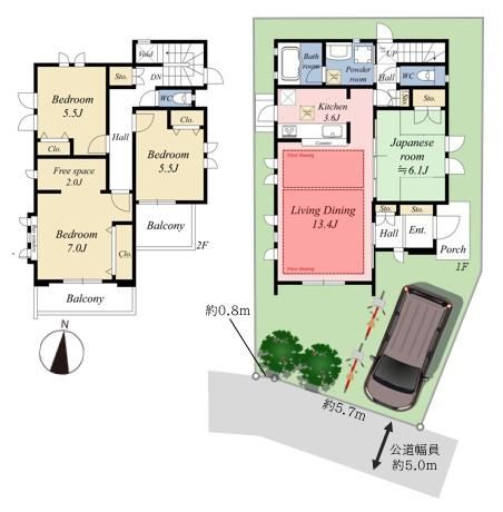 4LDK house in Fujimino, Saitama - Photo 1