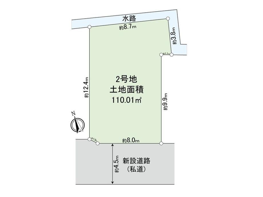 110 m² land in Higashimurayama, Tokyo - Photo 1
