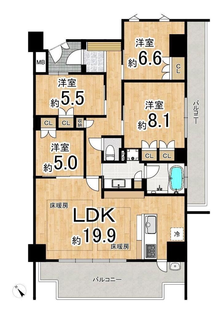 3LDK apartment in Showa Ward, Nagoya, Aichi - Photo 1