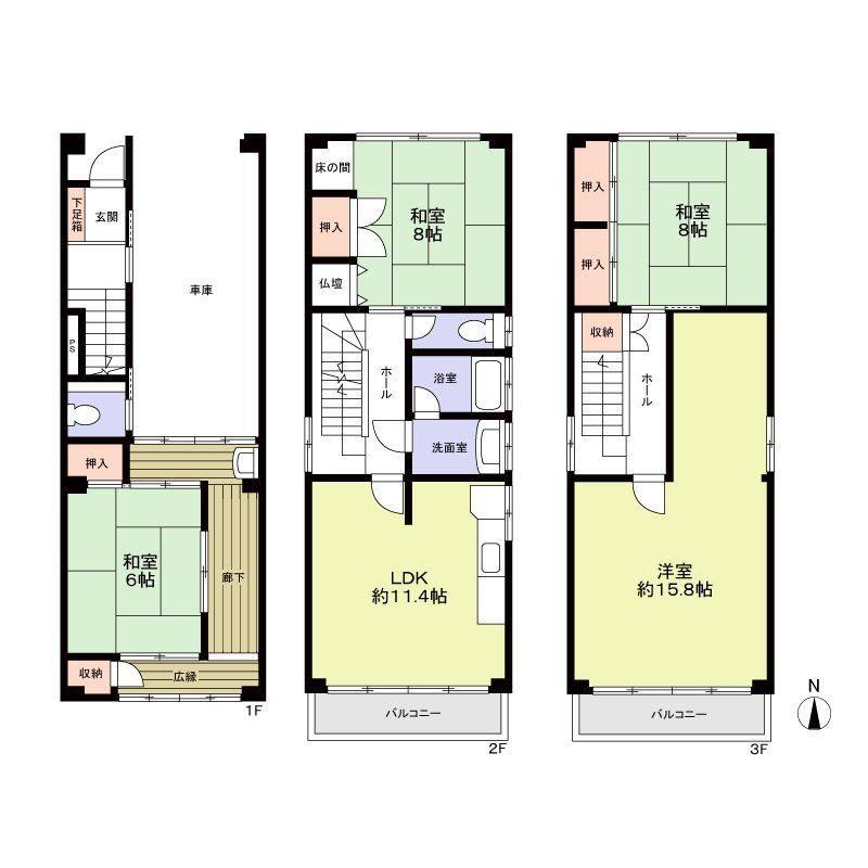 4LDK house in Nishi Ward, Nagoya, Aichi - Photo 1