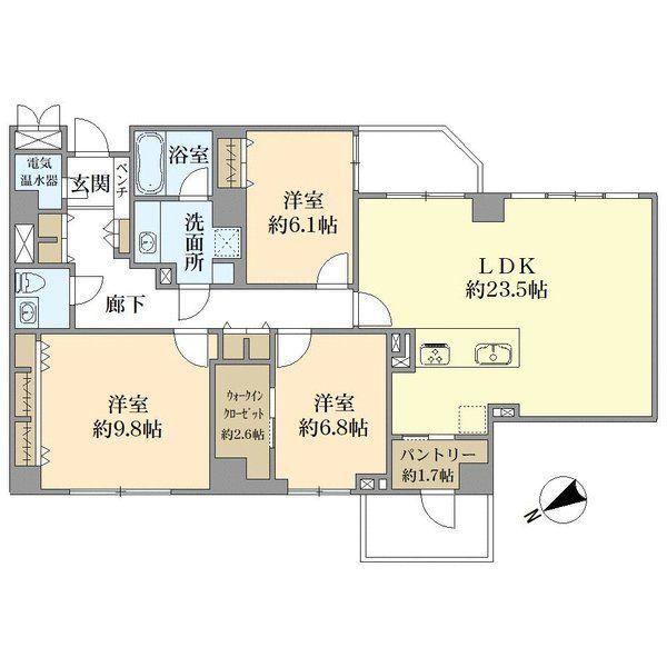 3LDK apartment in Shinjuku Ward, Tokyo - Photo 1