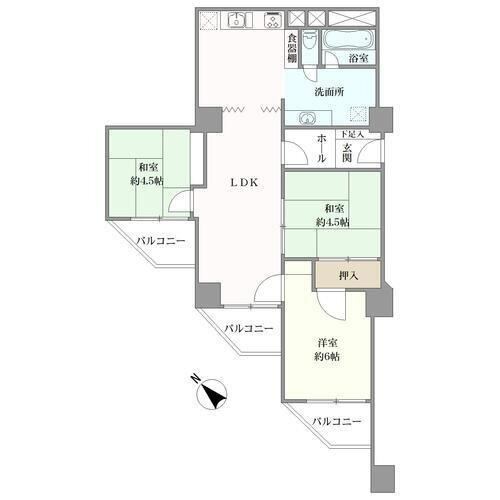 3LDK apartment in Shibuya Ward, Tokyo - Photo 1