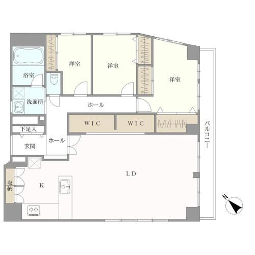 3LDK apartment in Shinagawa Ward, Tokyo - Photo 1