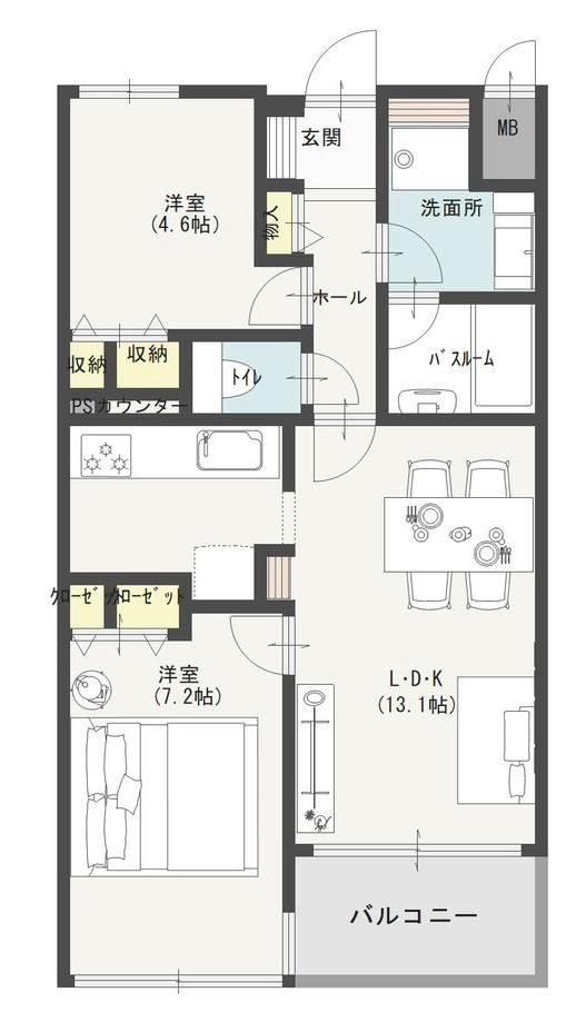 2LDK apartment in Bunkyo Ward, Tokyo - Photo 1