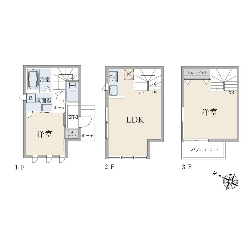 2LDK house in Minato Ward, Tokyo - Photo 1