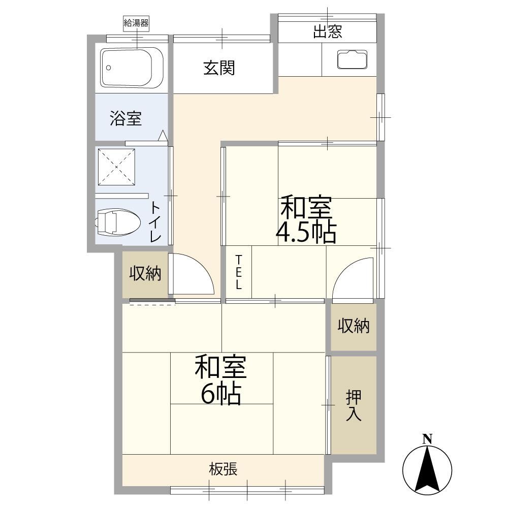 2K house in Nishi Ward, Yokohama, Kanagawa - Photo 1