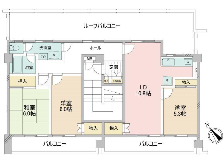 3LDK apartment in Kohoku Ward, Yokohama, Kanagawa - Photo 1