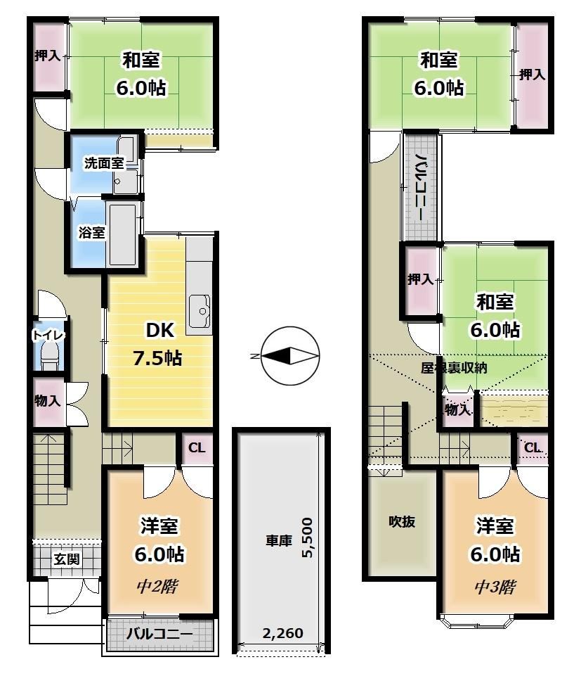 5DK house in Yamashina Ward, Kyoto - Photo 1