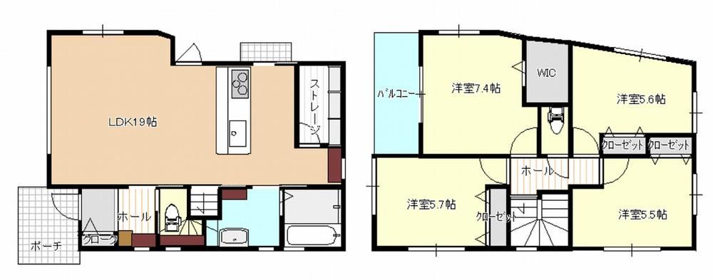 4LDK+S house in Higashi Ward, Hiroshima - Photo 1