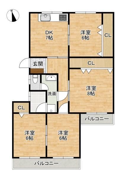 4LDK apartment in Neyagawa, Osaka - Photo 1