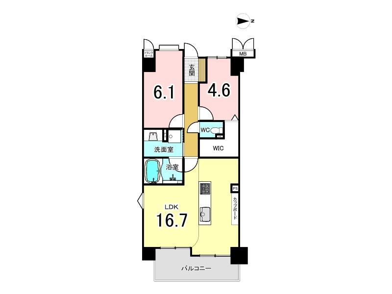 2LDK apartment in Yao, Osaka - Photo 1