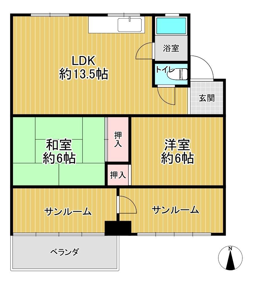 2LDK apartment in Moriyama Ward, Nagoya, Aichi - Photo 1
