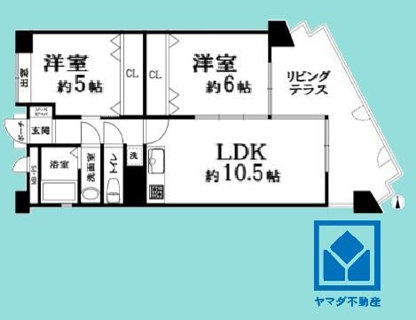 2LDK apartment in Amagasaki, Hyogo - Photo 1