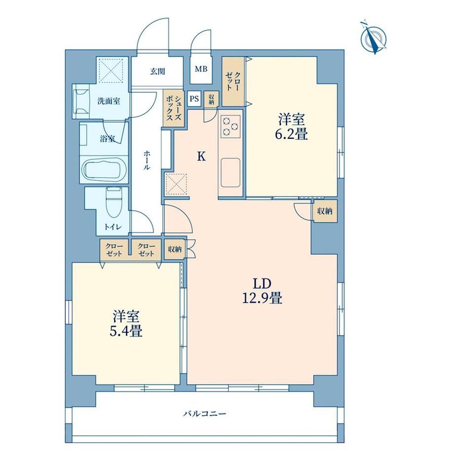 2LDK apartment in Chuo Ward, Tokyo - Photo 1