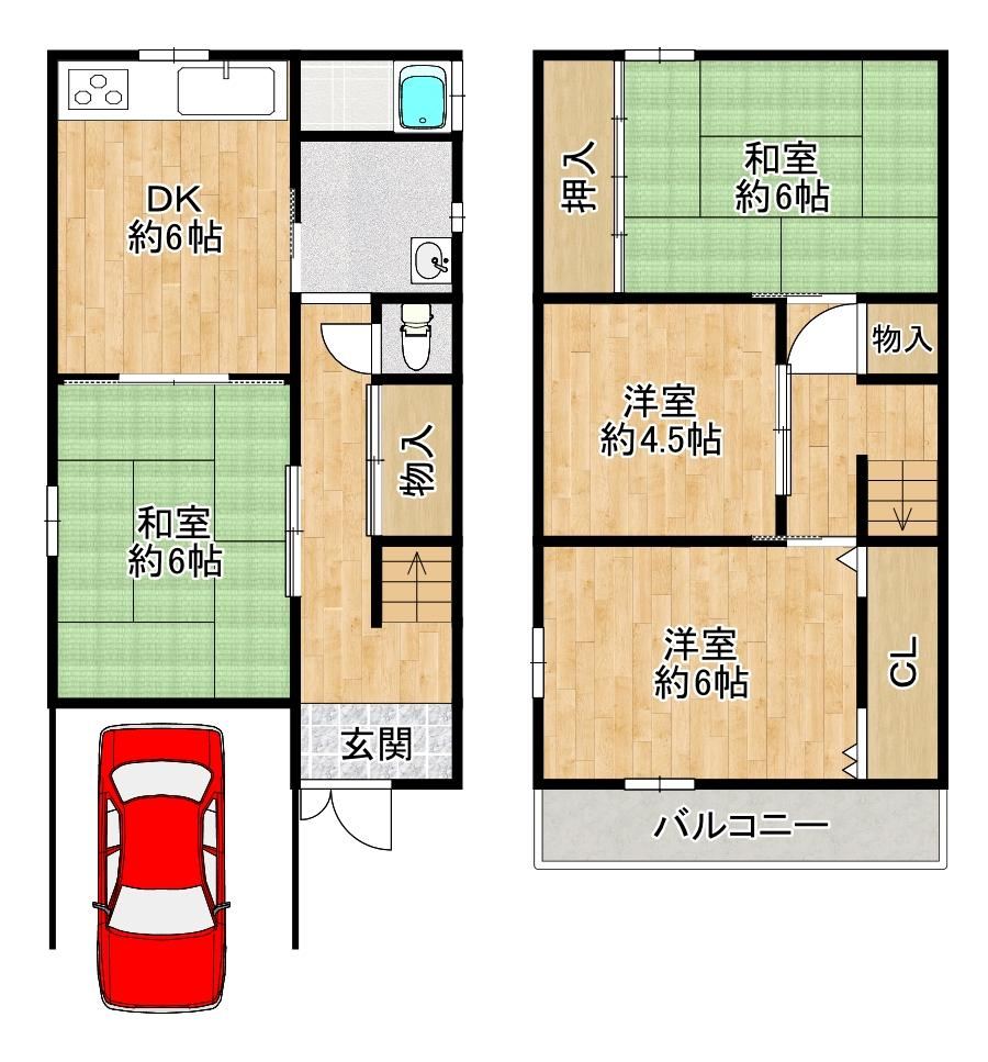 4DK house in Matsubara, Osaka - Photo 1
